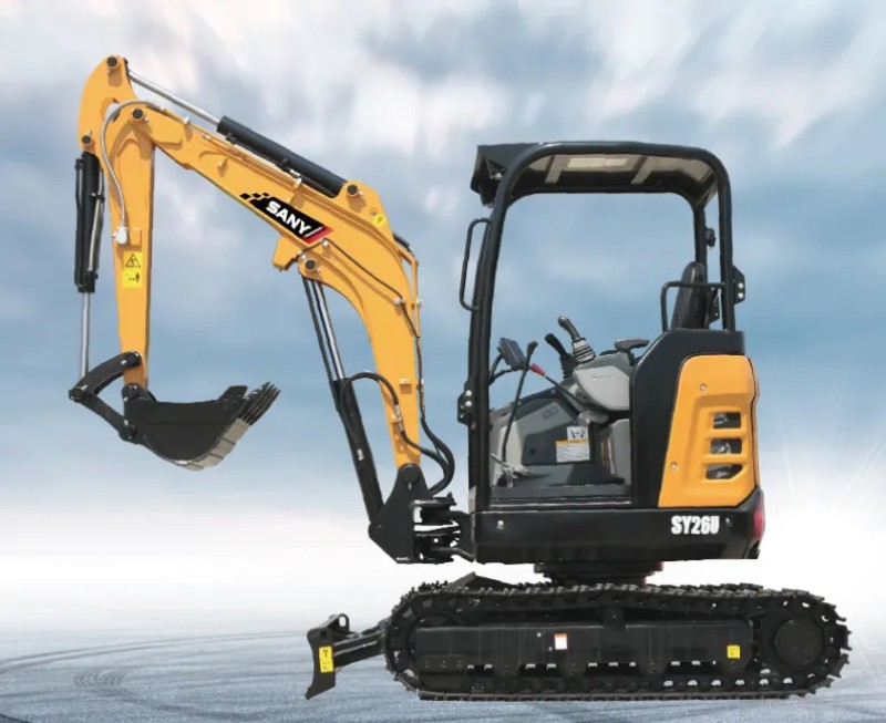SY16U MINIミニショベルの完全な分析：機械重量1195kg、バケット容量0.0 25 m3、出力8.8/2200kW/rpm